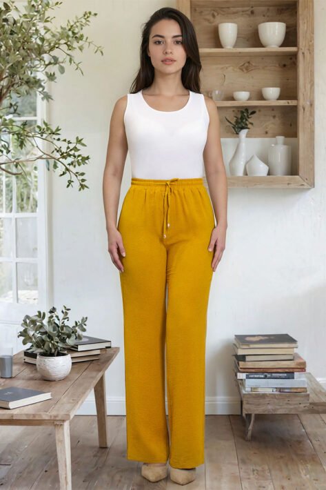 Pantalón corte amplio